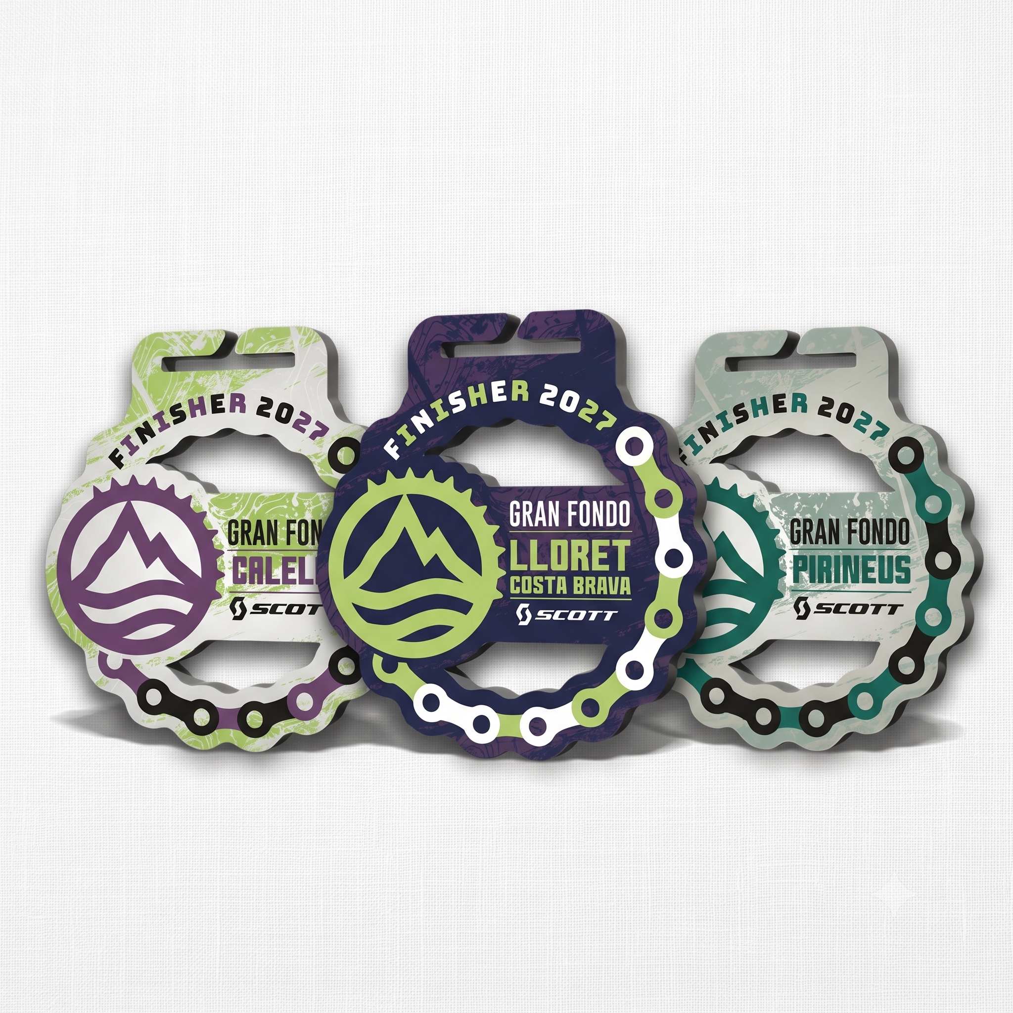 3 medallas Finisher Gran Fondo 360 y maillot Gobik exclusivo